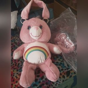 Carebear purse with crossbody adjustable strap.